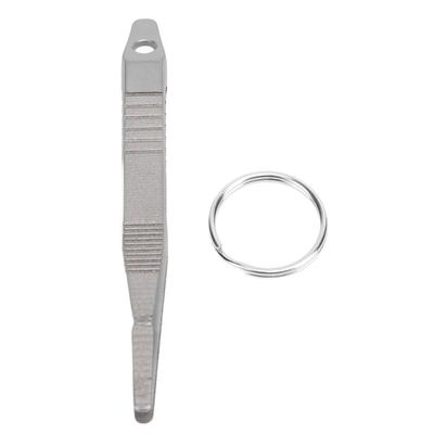 Tragbare Pinzette EDC Mini Schlüsselanhänger Pinzette Tragbare TC4 Kleine Pinzette Outdoor Gadget Mini Werkzeug