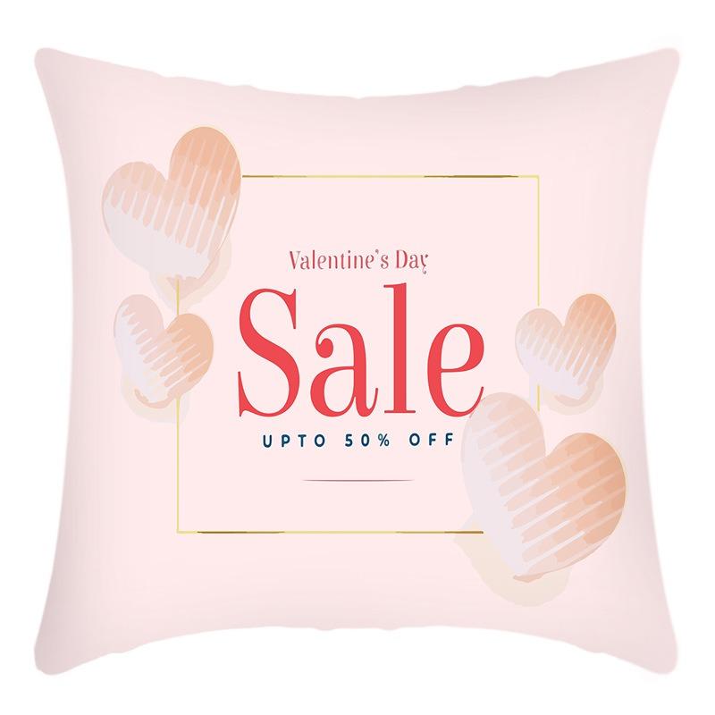 

Чехол на подушку для офисного дивана с принтом в форме сердца ко Дню святого Валентина, Роскошный домашний декор, Чехол на подушку 40x40cm