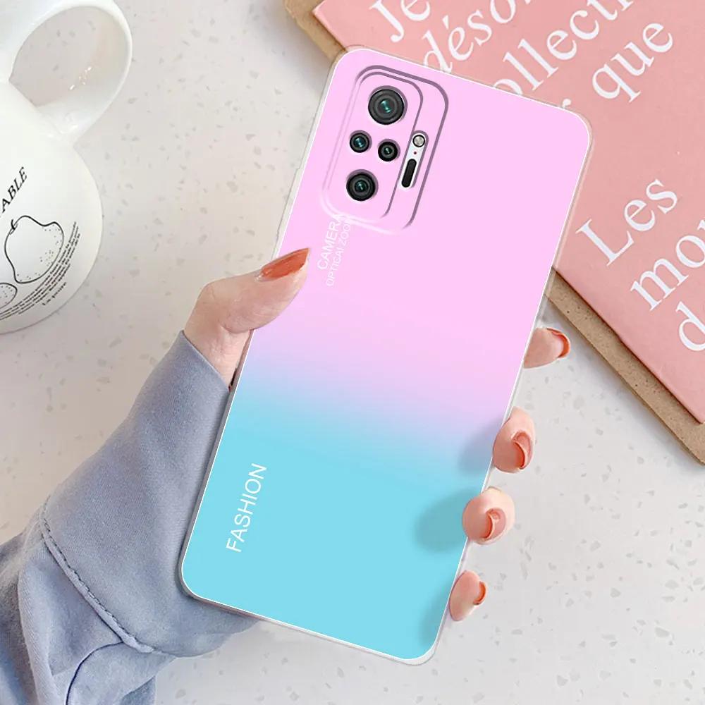 For Redmi Note10 Case Note 10s Back Cover Note 10 5G Case Clear Phone Funda Redmi 10 10C Soft Silicone Case For Redmi Note10 Pro