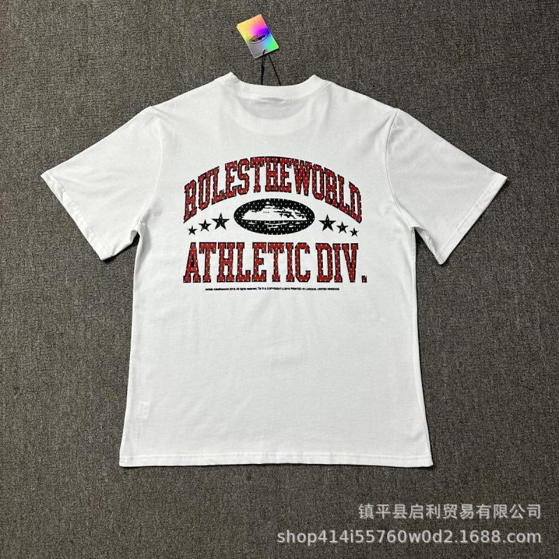 New High Street Corteiz Alcatraz Fun Letter Print Men's and Women's Casual Short Sleeve T-Shirt