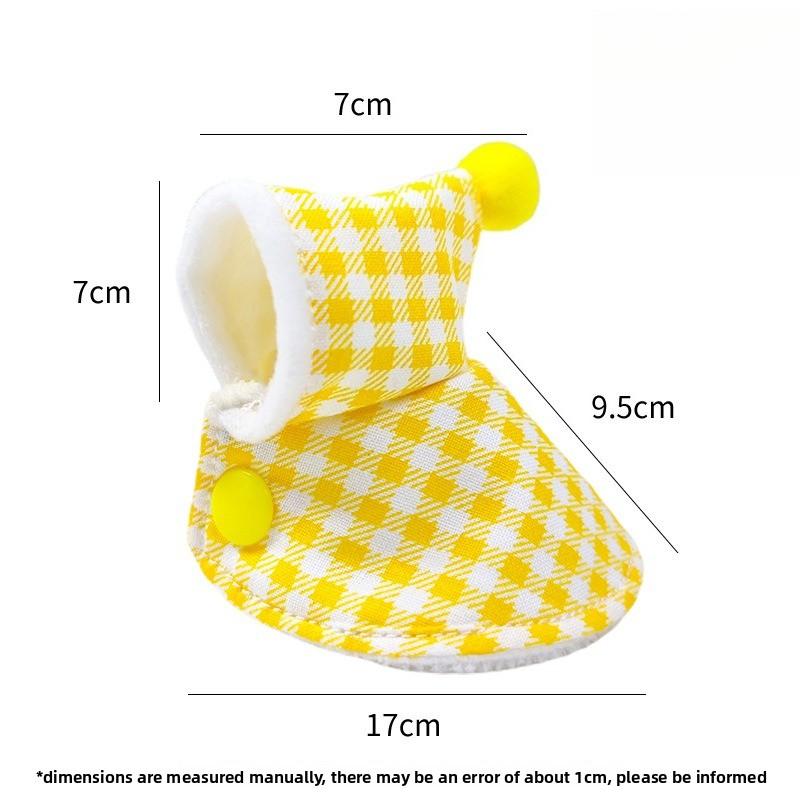 Bird Cloak Warm Cover Keep Warm for Winter Go Out Costume Bird Warm Clothing Parrot Cloak Thickened Colorful Bird Winter Clothes