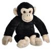 Peluche - wild republic - chimpanzé - 20 cm - noir / taupe - douceur et bruit