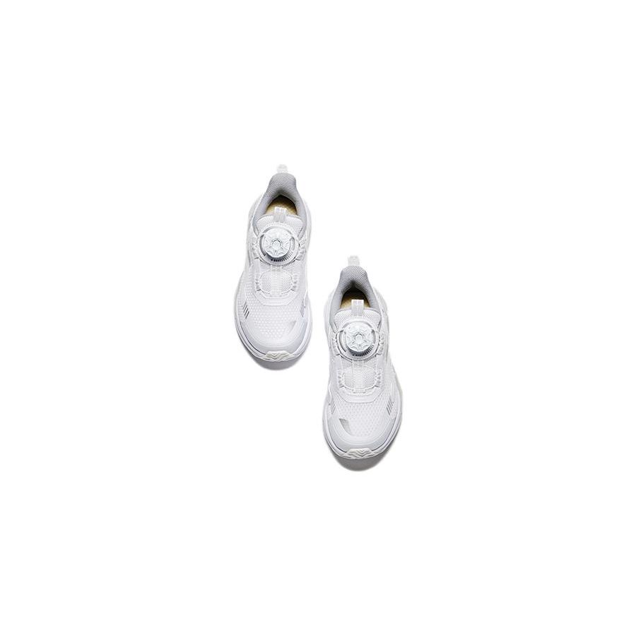 Anta Kids Comfortable Versatile Non-Slip Wear-Resistant Low-Top Running Shoes Kids Running Shoes Anta-White 332349905S-5