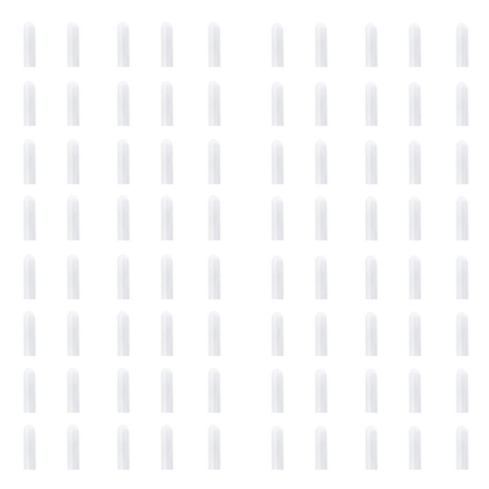 

100 шт. Гибкие колпачки для наконечников, круглые колпачки для торцов, крышки для посудомойки, крышки для зубцов S белый