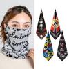Hip Hop Tryckta Damhuvuddukar Fyrkantig Halsduk Bandana Handduk Hårscarfar