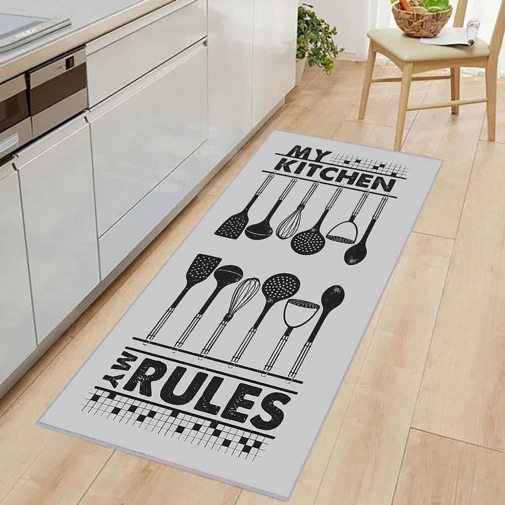 

Mosimoso Home MK004 Кухонный ковер с принтом на подошве в горошек 50x80 cm
