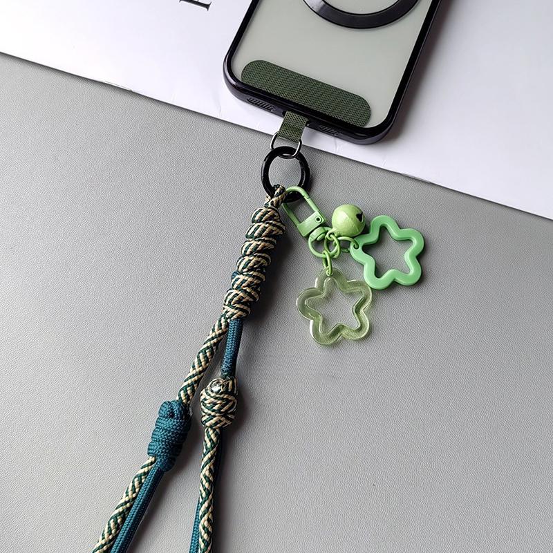Braided Phone Lanyard Long Crossbody Shoulder Strap Adjustable Outdoor Sports Mountaineering Rope Anti Loss Neck Phone Strap