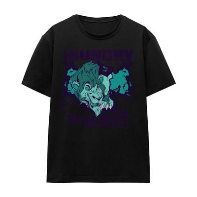Disney Villains Unisex Adult Hungry For Respect Scar T-Shirt