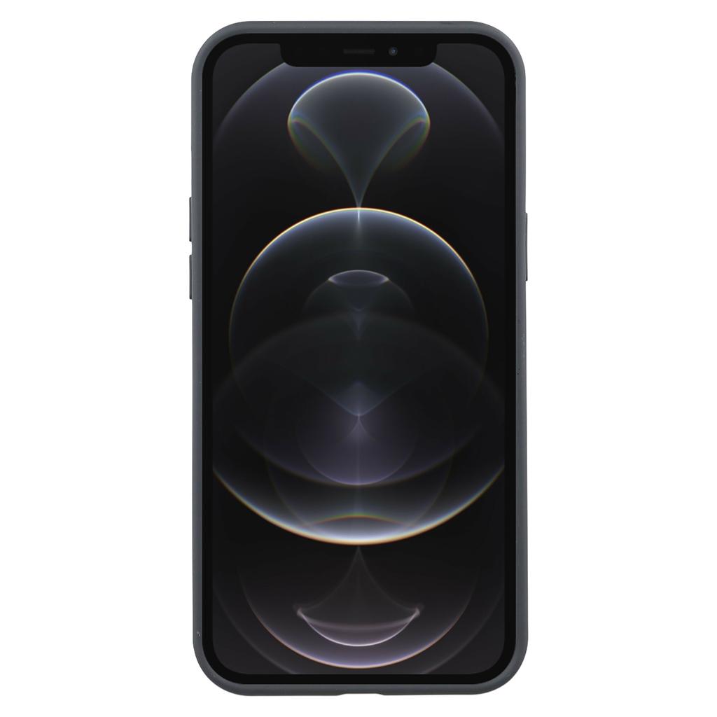 For iPhone 12 Pro Max Case Compatible with MagSafe Kickstand TPU+PC Phone Cover Carbon Fiber Texture