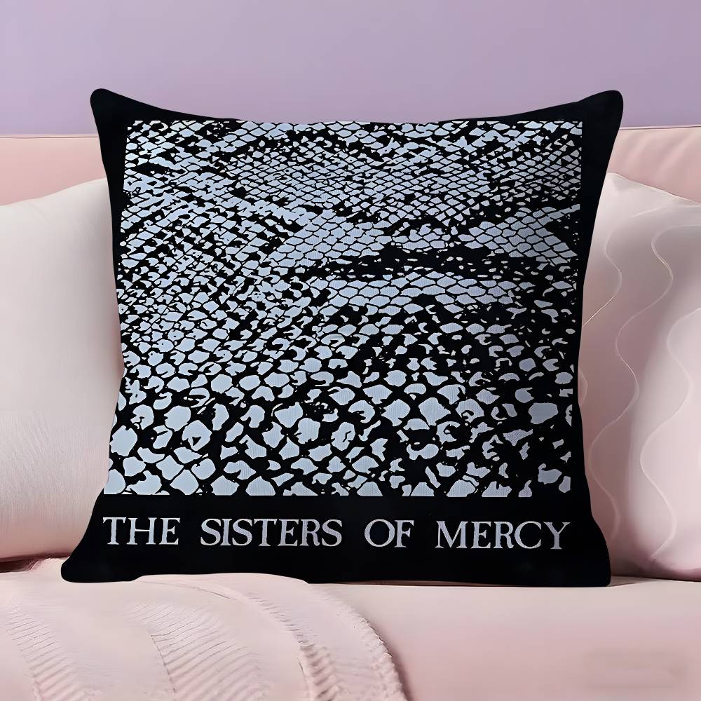 The S-Sisters Of M-Mercy Band Pillow Case Pillowcase Ultra Soft Skin Friendly Fabric Cloud Like Comfort & Concealed Zipper