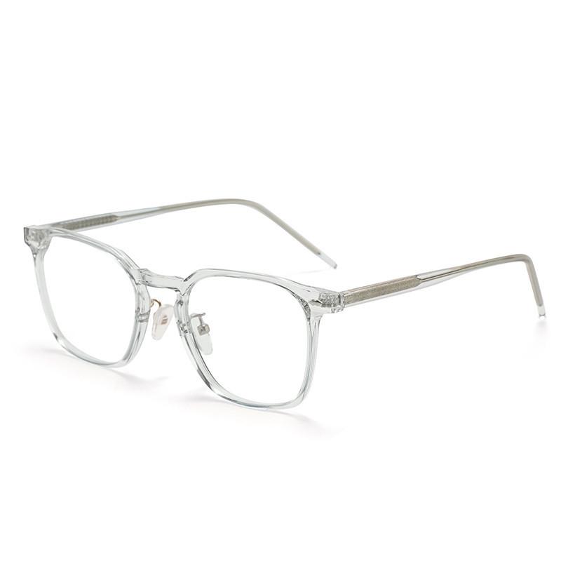 

Minimalist Blue Light Blocking Glasses Frame For Men And Women With Material And Geometric Style Style G