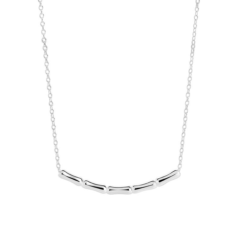 Glossy Bamboo Necklace Women's Simple Versatile Niche Exquisite Temperament Advanced ins Style Jewelry