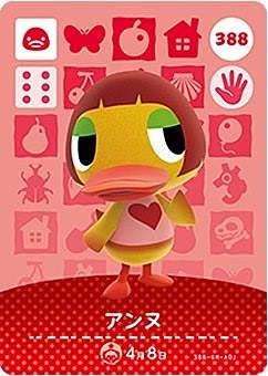 

Карточка amiibo Animal Crossing 4 Энн Vol. [388]