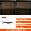 For Ford Expedition 2007-2014 Real Carbon Fiber Stickers Centre Radio AC CD Gear Shift Door Panel Car Accessories Decorative