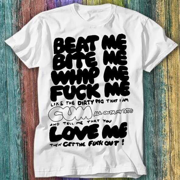 

Beat Bite Whip Cum Me Adam Ants Seditionaries T Shirt Top Tee 420 L