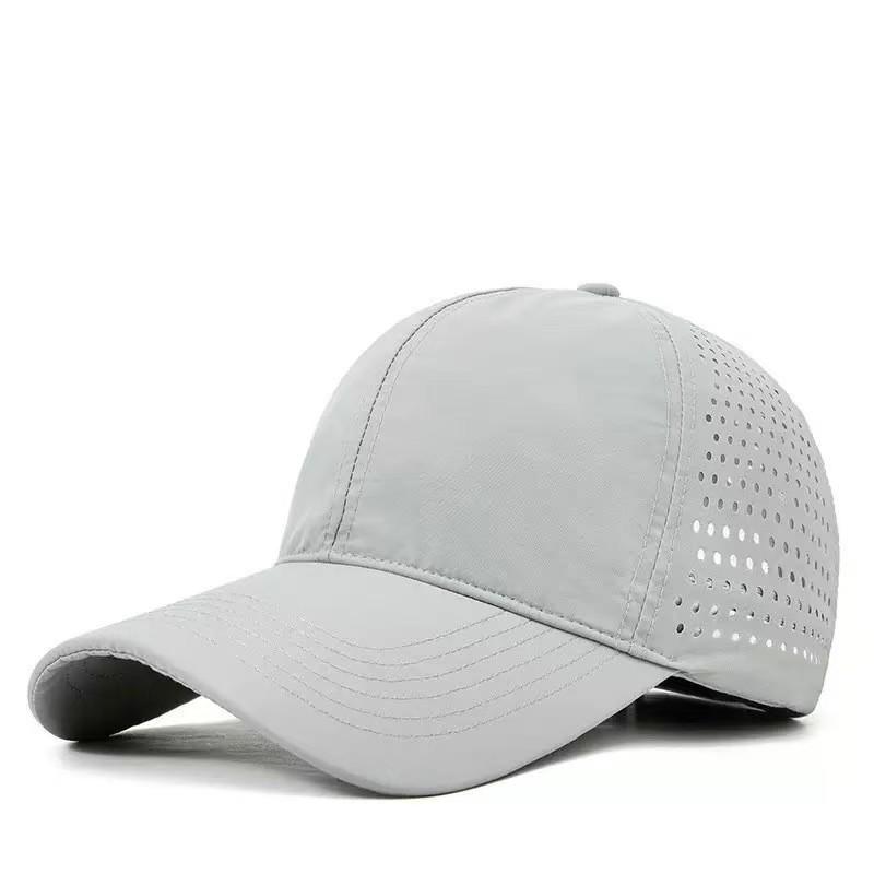 Men Women Quick Drying Baseball Cap Big Head Sun Hats Mesh Lightweight UV Protection for Outdoor Sports - Multiple Colors