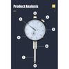 0-1" Dial Indicator Imperial Dial Bore Gauge Indicator Hour Type Micrometer Gauges For Measurement Tools Comparator Watch Metric