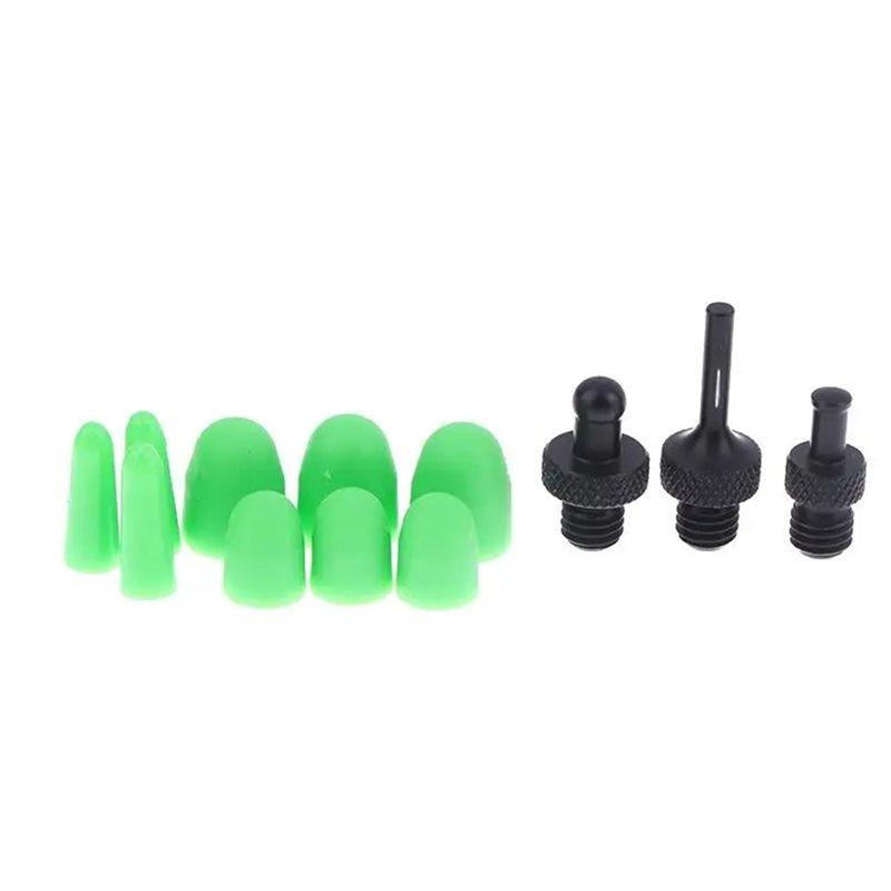 ABBP-PDR Hook, Hammer& Pulling Tabs- 1 Set Paintless Car Dent Repair Tool Kit With Soft Tap Replacement Heads