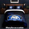 Canterbury-Bankstown Bulldogs Design Bed Bedding Set 1 Duvet Cover + 2 Pillowcases Soft Breathable Household Bed Linens