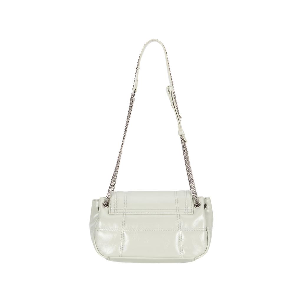 Matin Kim Glossy Quilting Small Chain Bag Light Grey