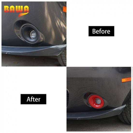 Nebelscheinwerferabdeckung Zierleiste Nebelscheinwerferblende für Dodge Challenger 2015- Zubehör