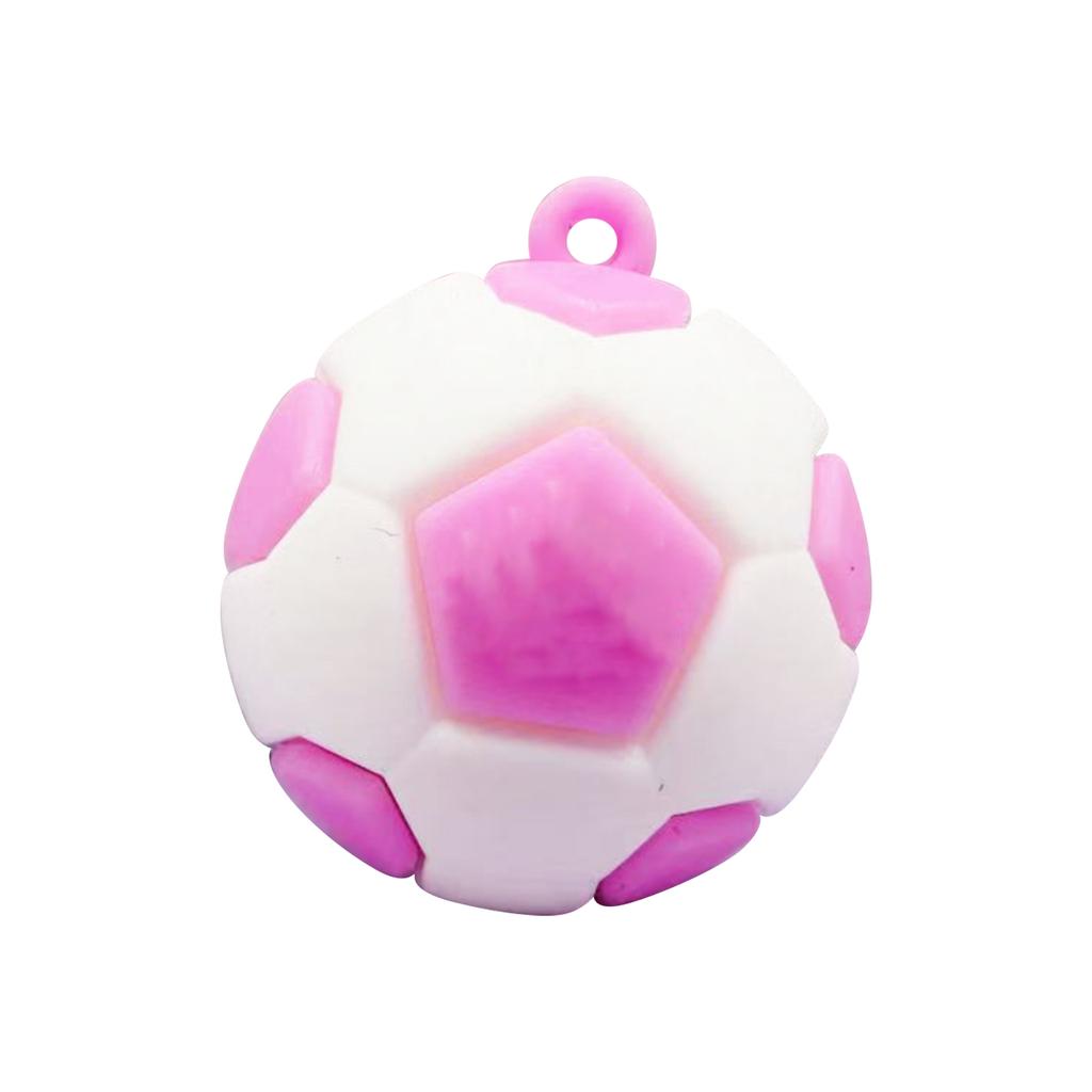 Sports Simulation Football Keychain, PVC Soft Rubber Hanging Ornament, Schoolbag Accessory