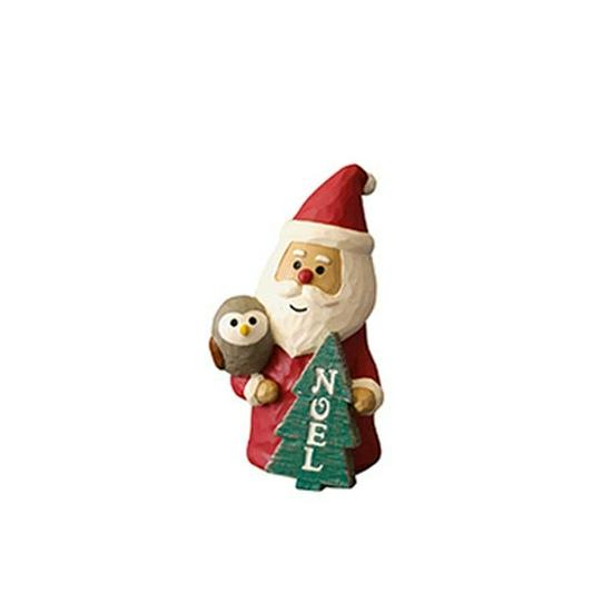 Babbo Natale Giapponese Ornamenti Natalizi in Resina Fatti a Mano