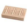 Holzohrringe Ringe Schmuck Display Tablett Organizer Halter 15 Slots Weiß