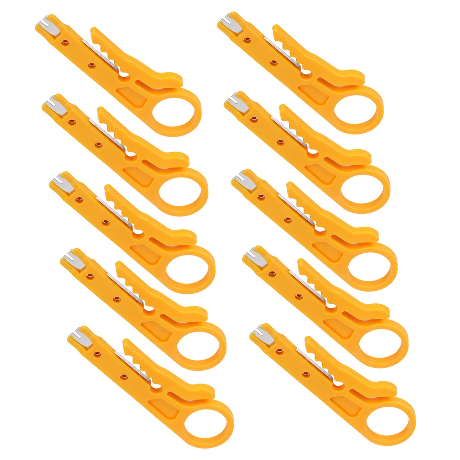 

10Pcs Wire Stripper Multi Purpose Mini Cable Crimping Stripping Pliers Tool for Electrician