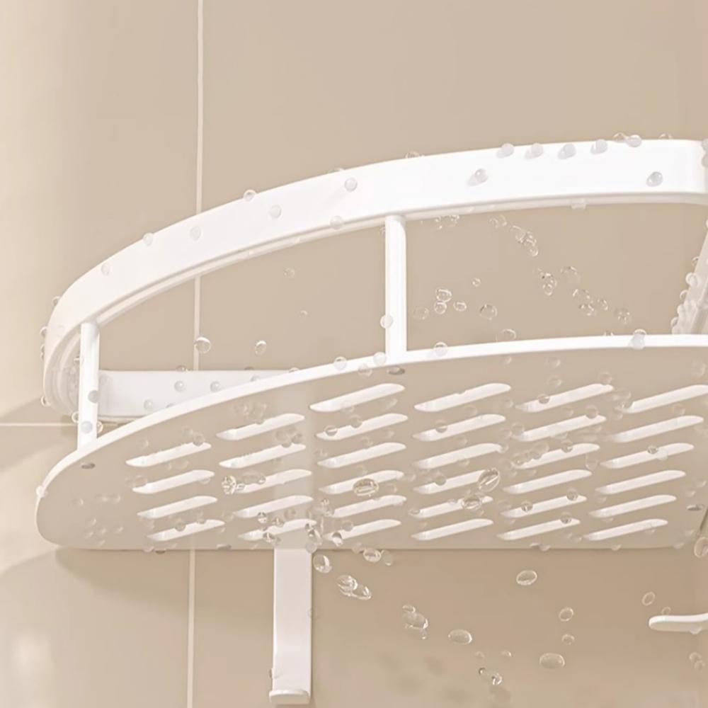 Non Perforated Bathroom Storage Rack Shower Shelf Floating Shelf for Wall Bathroom Organizer Bathroom Corner Shower Shelf