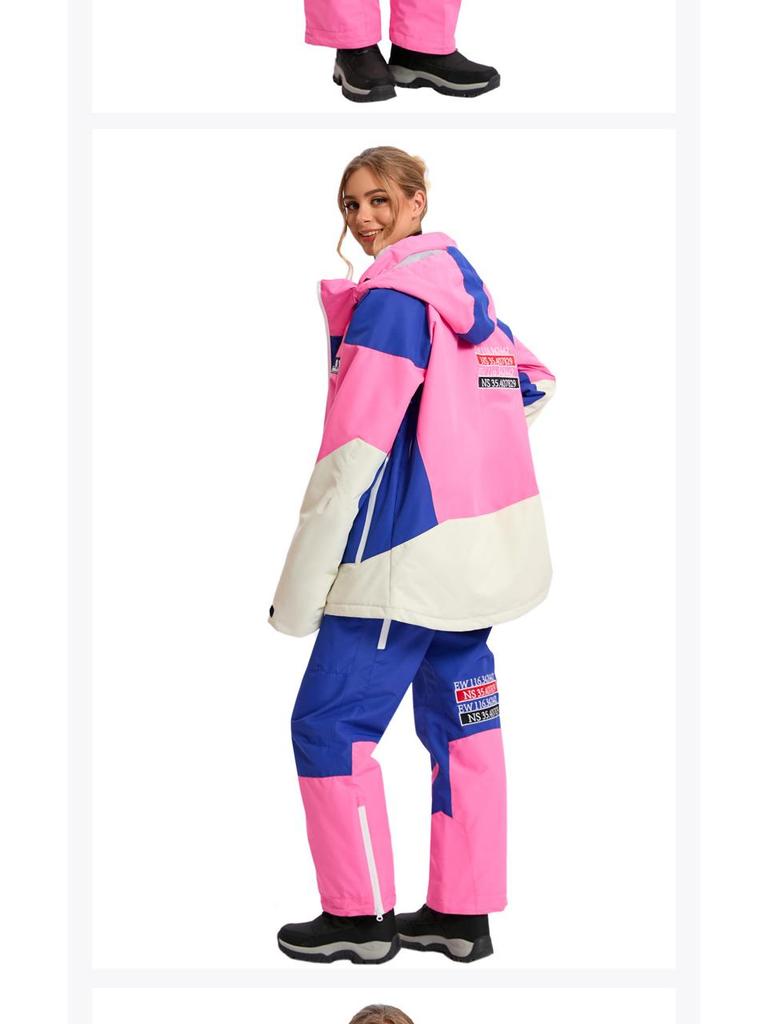 Unisex Ski Suit Set: Windproof Waterproof Warm Jacket & Pants for Single/Double Board