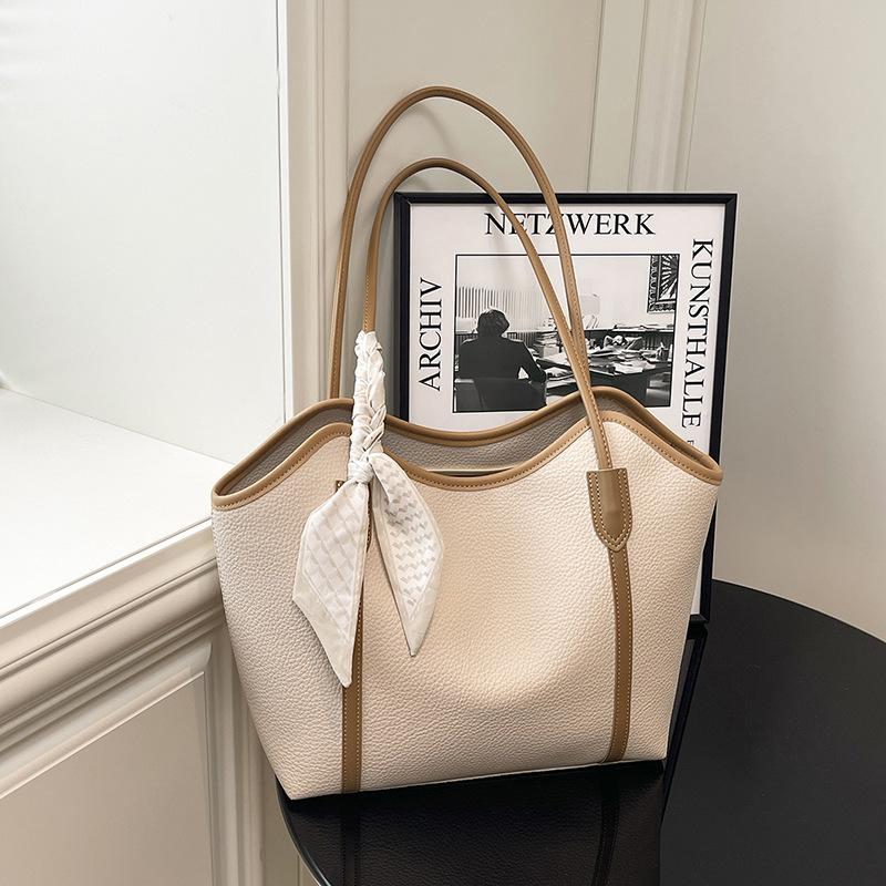 Premium texture large-capacity bag women's new summer fashion shoulder bag large bag commuter tote bag