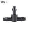 4/7mm Hose Connectors Barb Hose Connectors Drip Irrigation System T Connectors for Garden Watering Lawn Irrigation