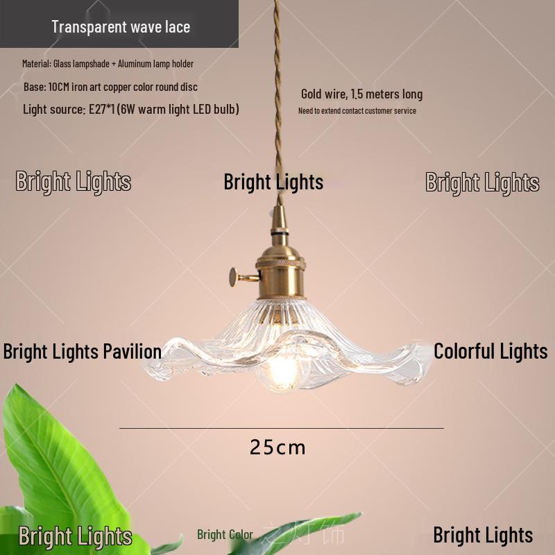 Japanische minimalistische Glas-Pendelleuchte für Eingangsbereich, Balkon, Nachttisch, nordische Bar oder Restaurant