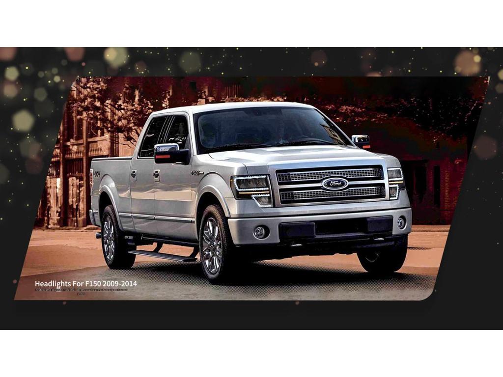 Custom LED Headlight Assembly for 09-14 Ford F150
