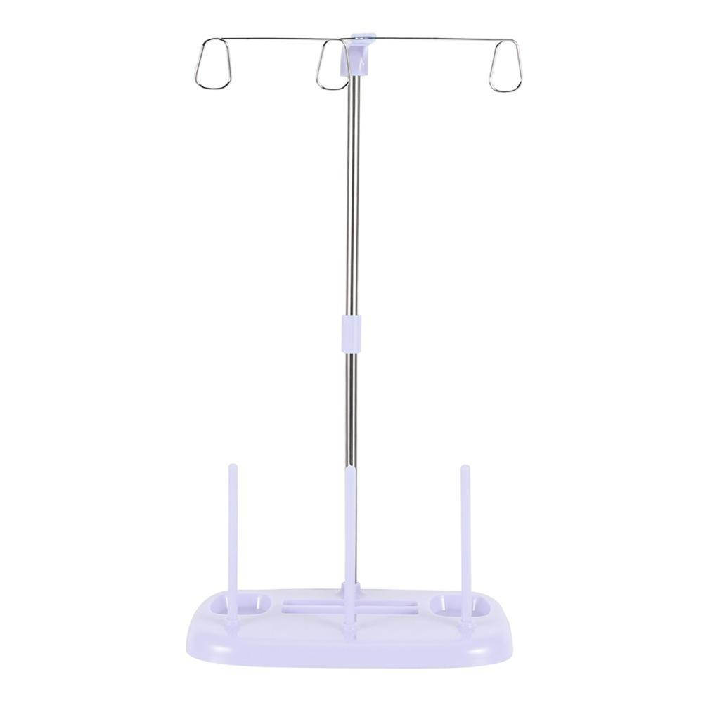 

Sturdy Purple Thread Stand 3-spool Household Thread Rack Practical Stable Spool Holder Sewing Work фиолетовый