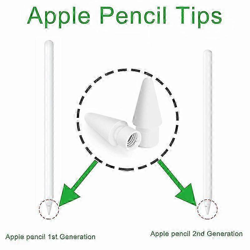 5pcs Spare Nib Tip For Apple Pencil 1st 2st For Ipad Pro Stylus Press Screen Pen