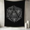 Dd Dungeon Dragons Wall Tapestry Aesthetic Wall Hanging Printed Fabric Blanket Decorative Tapestries For Bedroom Living Room Home Decor