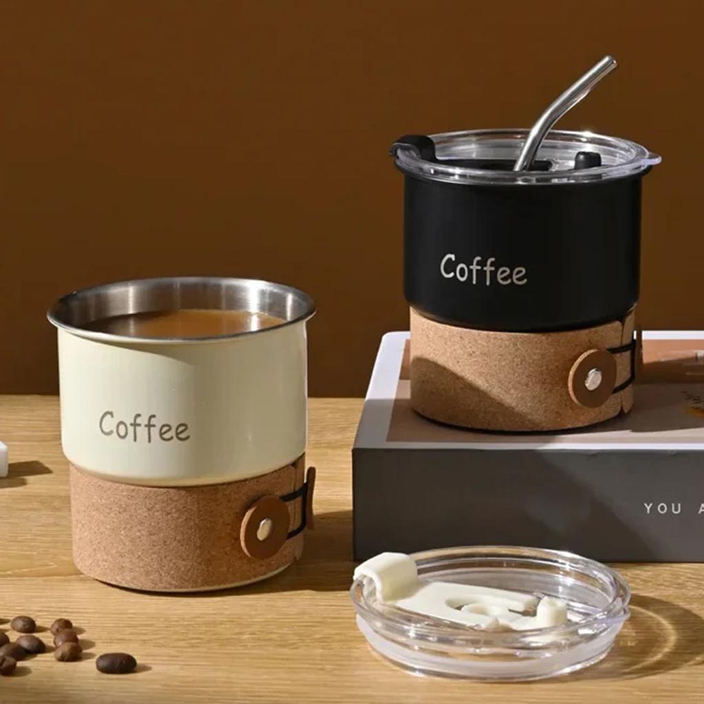 304 Stainless Steels Vacuum Insulating Coffee Cup Portable Leakproof Lid Dishwasher Safe Travel Mug For Commuters