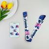 Anime Lanyards Keychain Animated Mobile Phone ID Card Pass Hang Rope DIY Jewelry Accessories