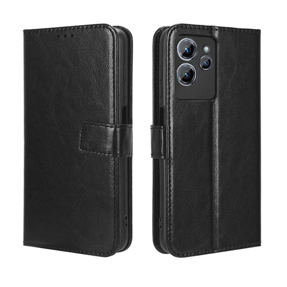 Für Oukitel C32 Brieftaschen-Hülle mit Ständer & Kartenfächern – Stoßfest, Staubdicht, Business Heavy Duty Klapp-Lederhülle