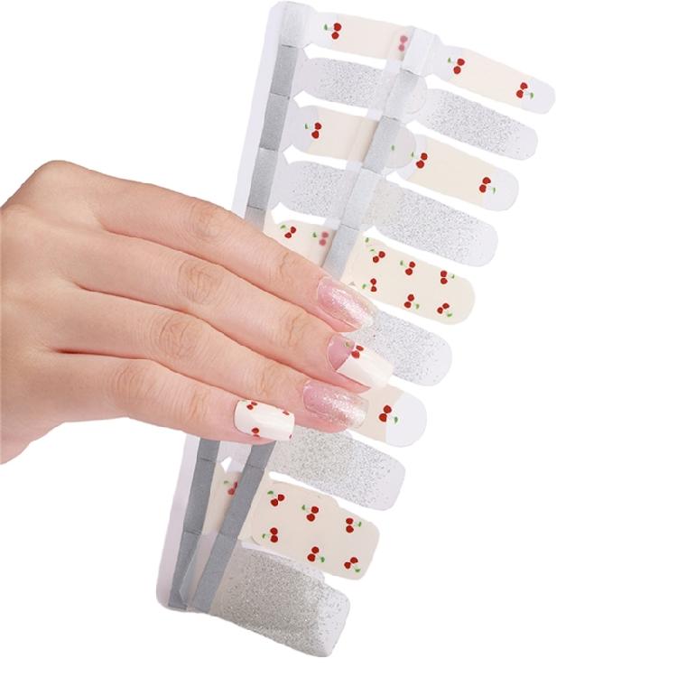 Gradient Nail Art Stickers Full Wrap Nail Stickers Self-Adhesive Nail Art Decals