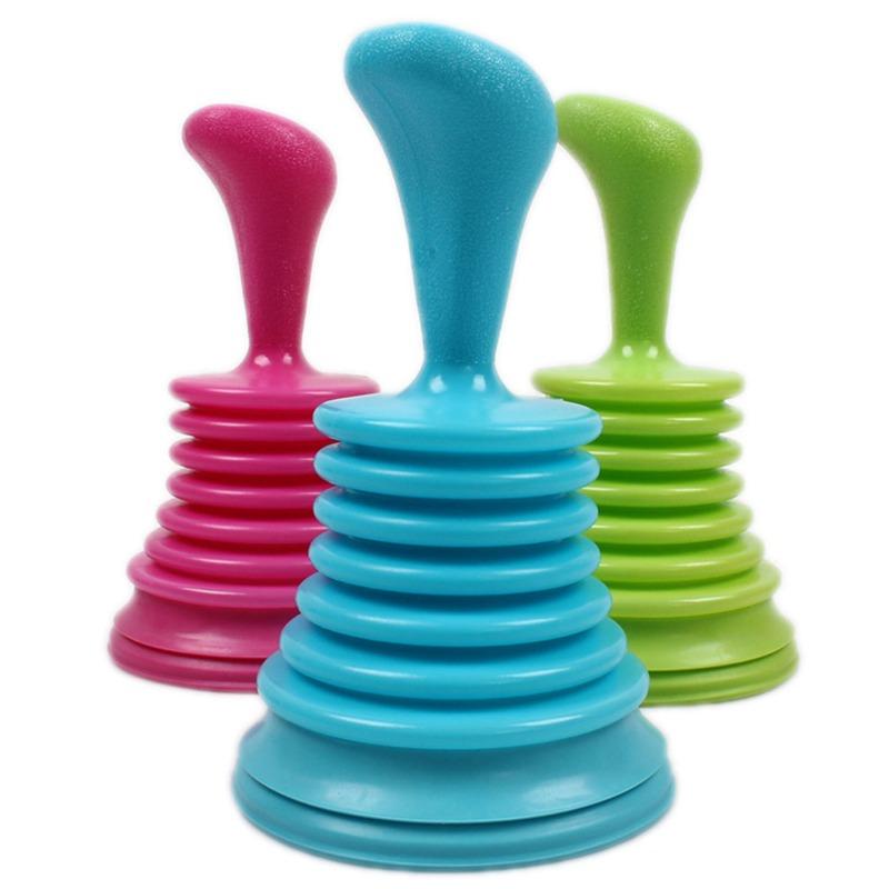 1PC Pipeline Dredge Suction Cup Toilet Plungers Press Cleaning Sink Drain Pipe Tool Sink Pipe Strong Dredger Tools Accessories
