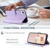 For iPhone XR Leather Case Rhombus Grid Flip Wallet Phone Cover with Straps