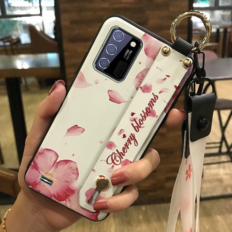 Водонепроницаемый ремешок на запястье Чехол для телефона для Oukitel C25 Подставка Шнурок Грязеотталкивающая Задняя крышка с кольцом Защитный Противоударный