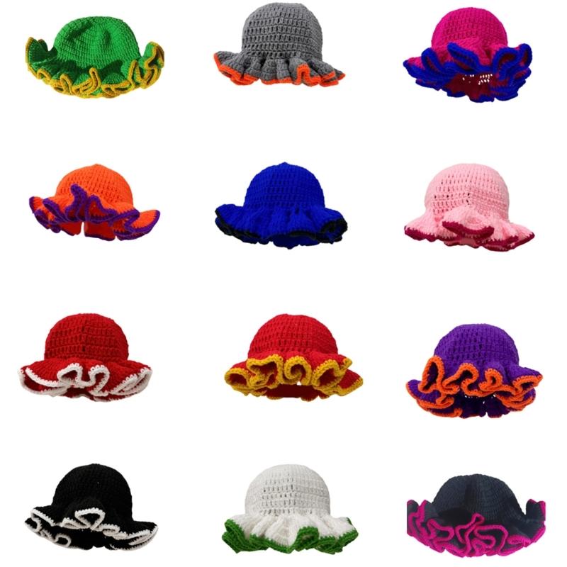 Fashion Streetwear Hat Daily Life Hat Artistic Youth Hat Unisex Crochet Hat for Casual or Travel Wear