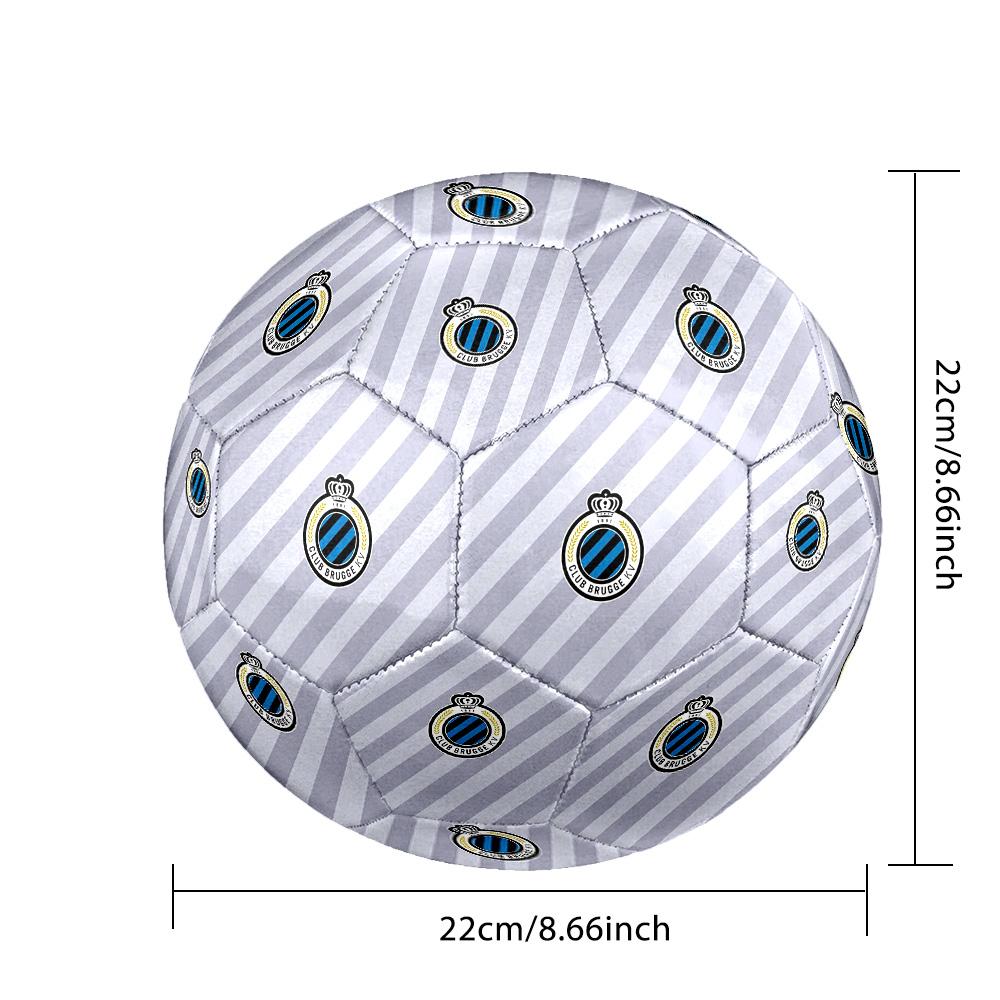 Club Brugge KVIndoor Soccer Ball Colorful All Ages Machine Stitched PVC Competition Ready Durable High-Bounce