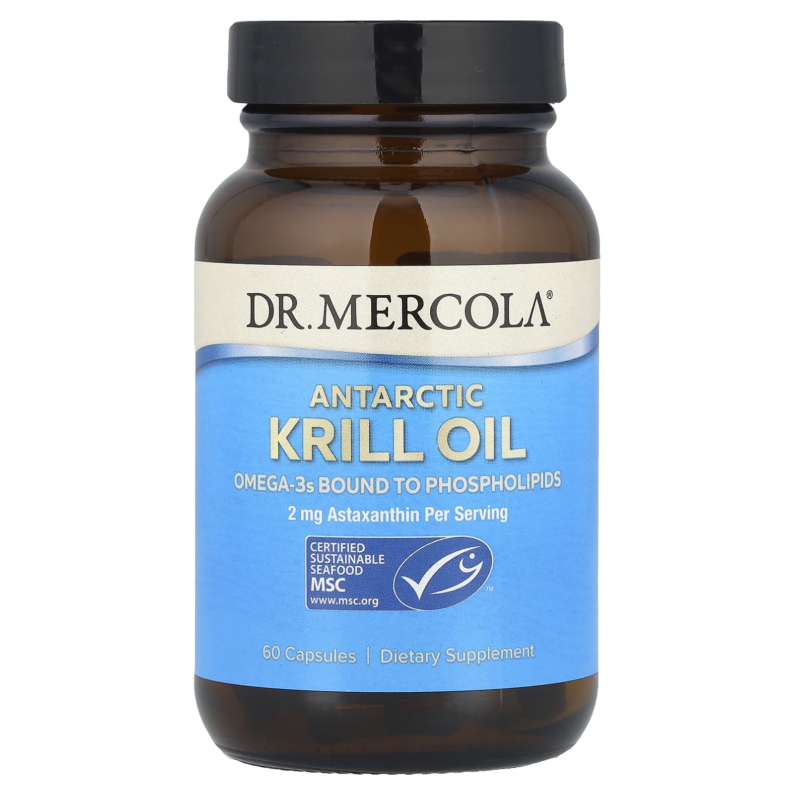 

Dr. Mercola, Antarctic Krill Oil, 60 Capsules