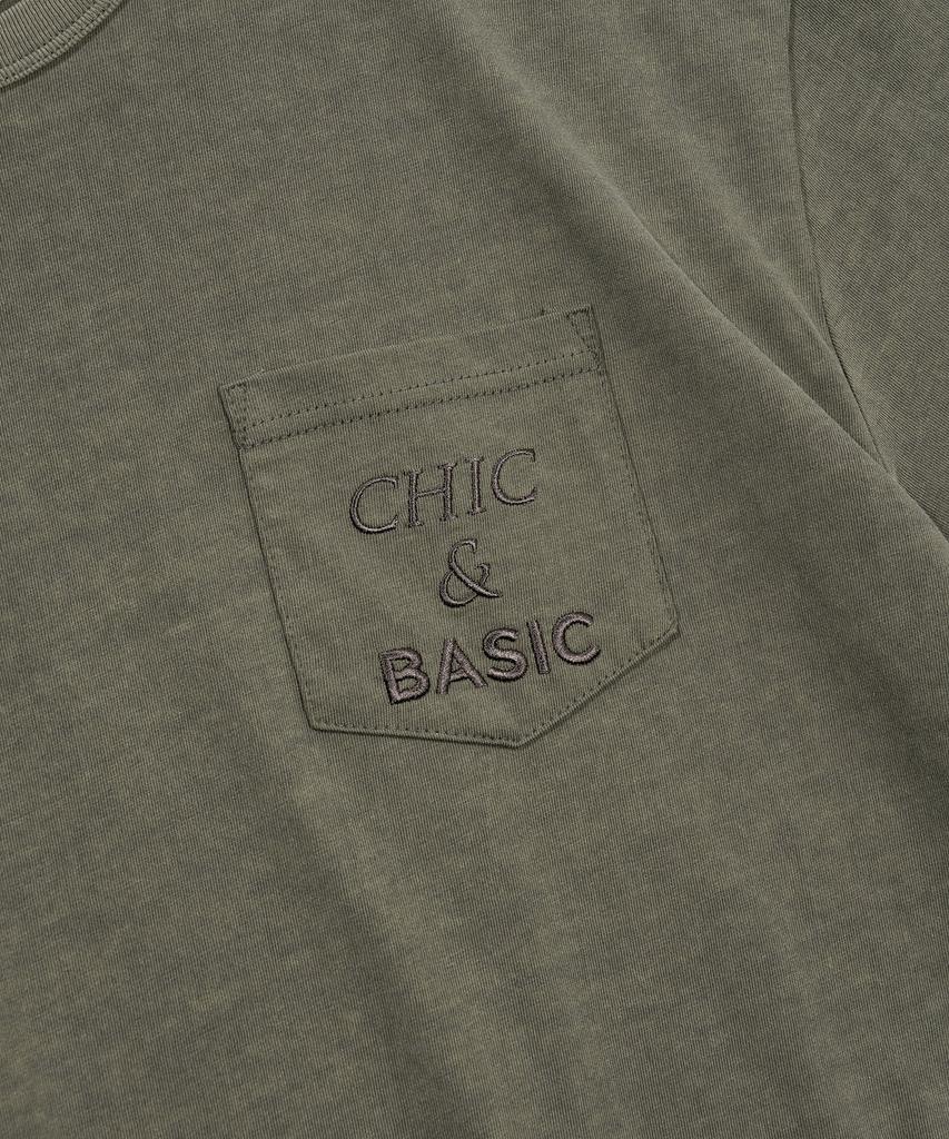 VASTIC Pocket Pigment T-Shirt_Khaki
