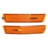 For 2007-2010 Lincoln MKX Front Bumper Side Marker Light Shell Amber Left+Right